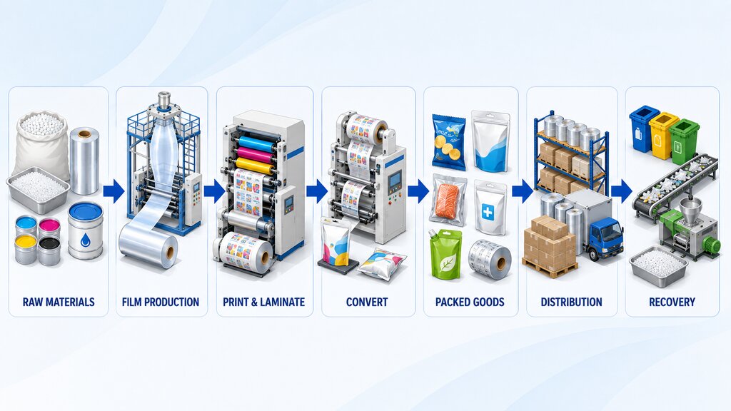 Flexible Packaging Industry Value Chain And Manufacturing Process