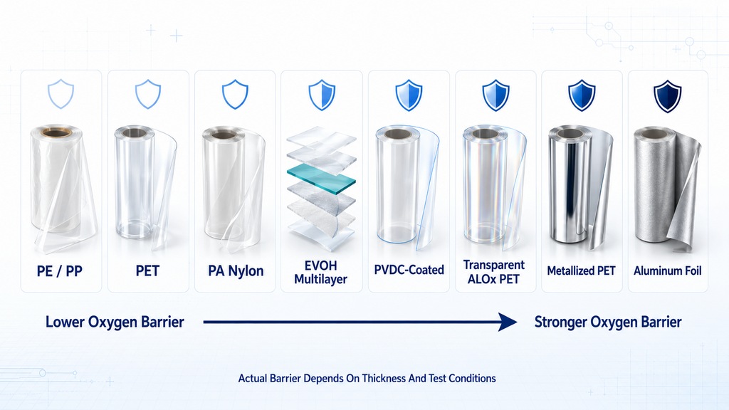 Flexible Packaging Oxygen Barrier Materials Compared By OTR
