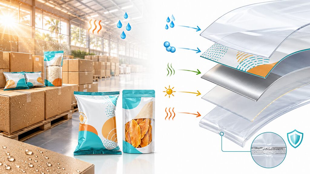 High Barrier Food Packaging Structure For Thailand Heat And Humidity