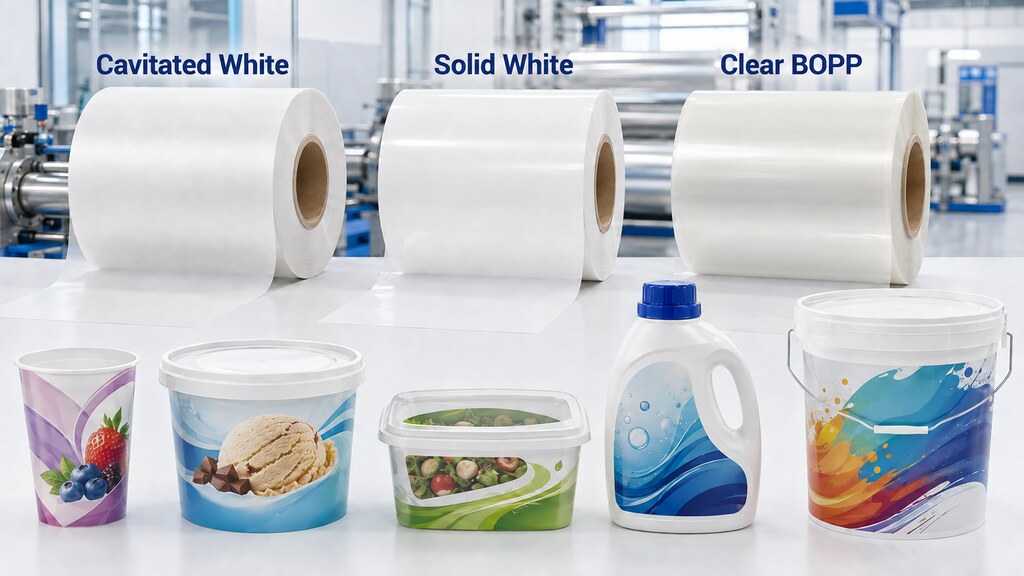 IML Film Material Types For Injection Molded PP Packaging Containers