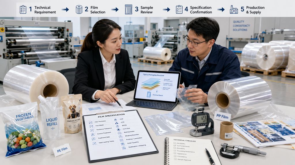 PE And PP Film Supplier Selection And Packaging Specification Review
