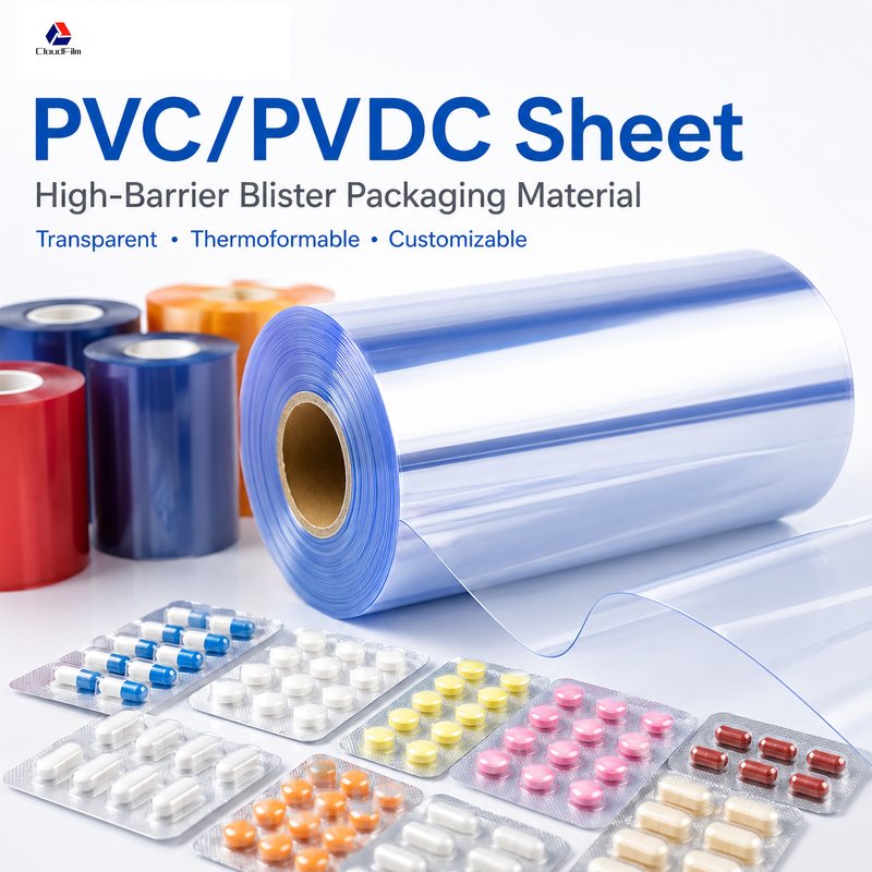 PVC PVDC Sheet For Pharmaceutical Blister Packaging Manufacturer