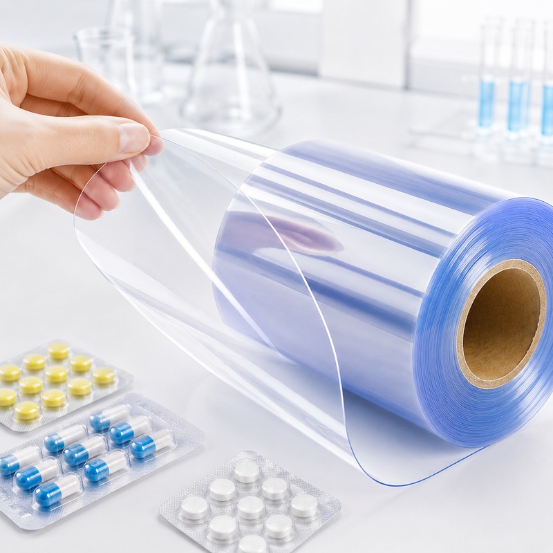 PVC PVDC Sheet Material Clarity And Pharmaceutical Packaging Application