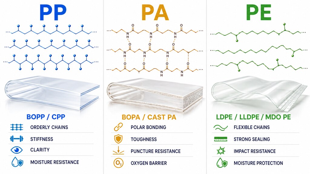 Polypropylene Polyamide And Polyethylene Film Structure And Key Properties