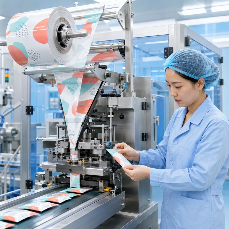 Sample Pouch Packaging Manufacturer Automated Production And Quality Inspection