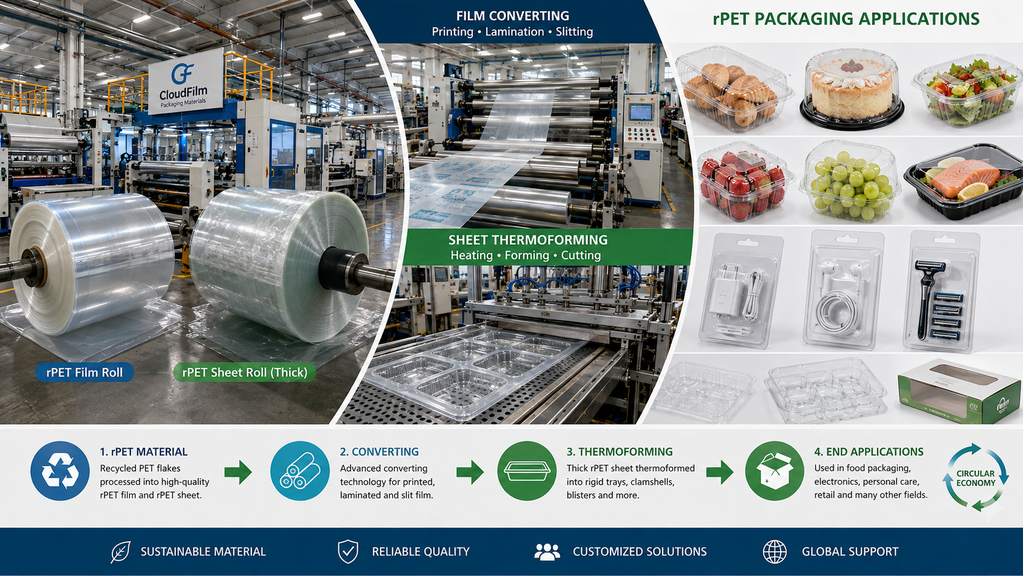 Sustainable rPET Film And Sheet Packaging Supply Chain
