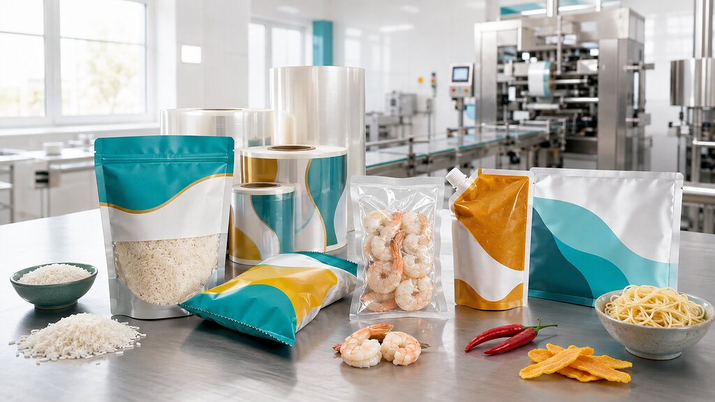 Thailand Food Packaging Films And Pouches For Rice Seafood Snacks And Ready Meals