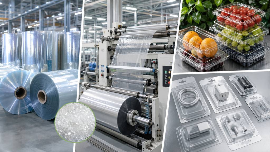 rPET Film Rolls And Recycled PET Sheet Packaging Applications