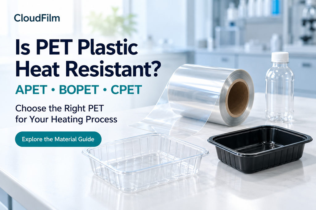 CloudFilm PET Plastic Heat Resistance Guide With APET BOPET And CPET