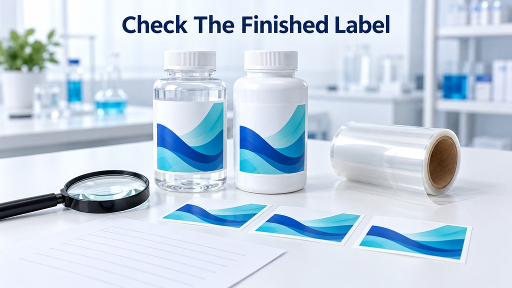 BOPP Label Film Samples And Finished Label Inspection