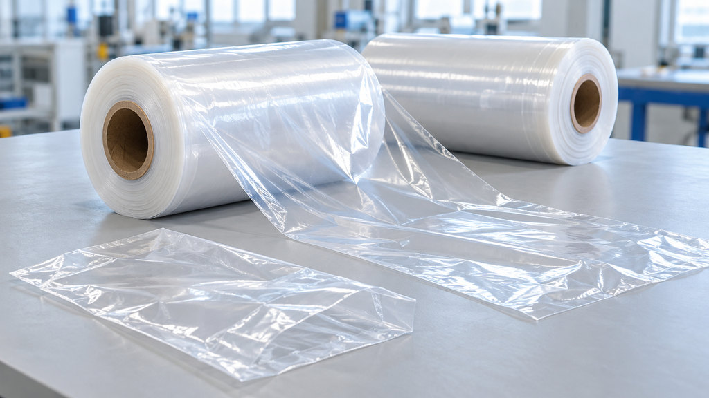 Clear LDPE Film Rolls And Transparent Packaging Bag