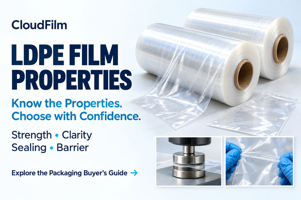 LDPE Film Properties Guide With Film Rolls And Quality Inspection