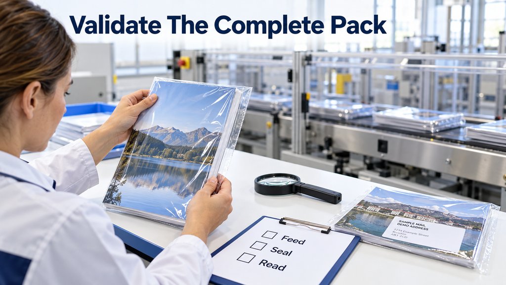Poly Wrapping Trial Inspection Of Seals And Mailing Addresses