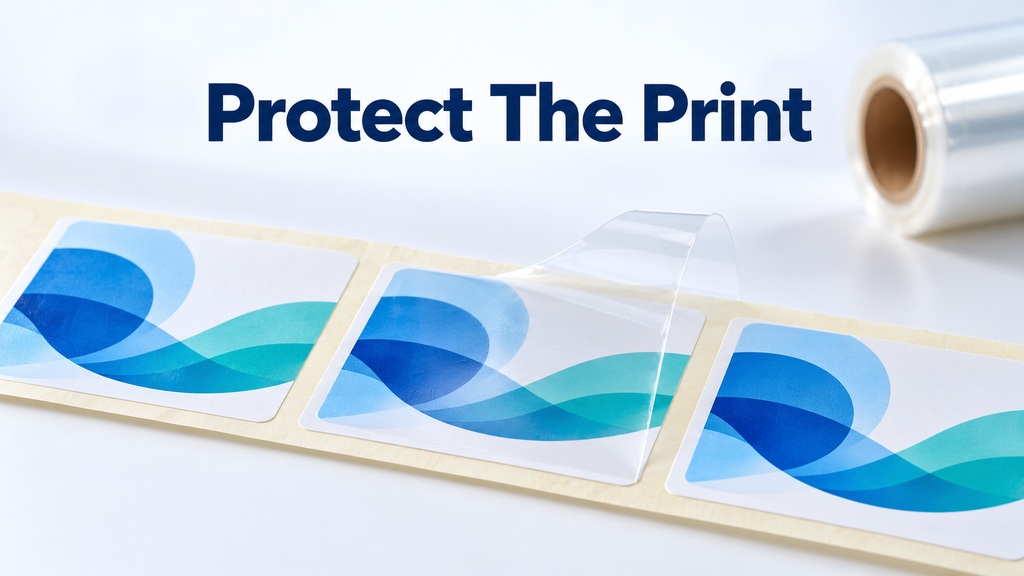 Printed BOPP Label With A Clear Protective Overlaminate